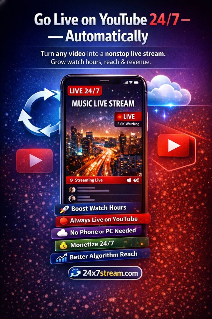 24/7 Live Stream Features